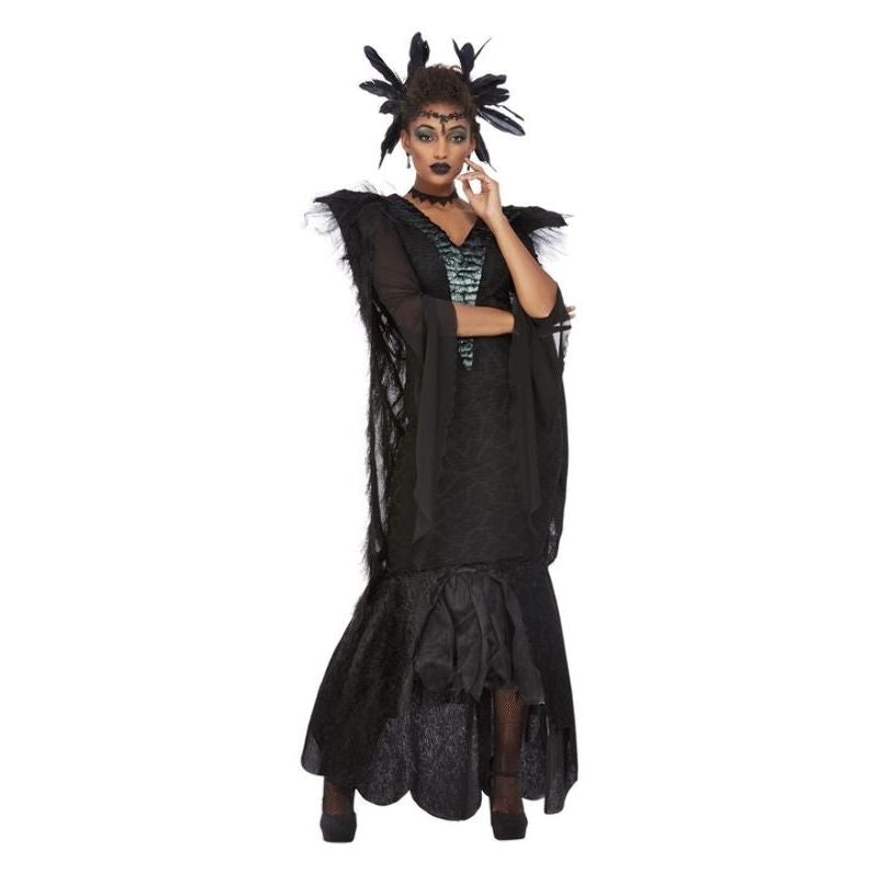 Deluxe Raven Queen Costume Black_1 sm-63037L