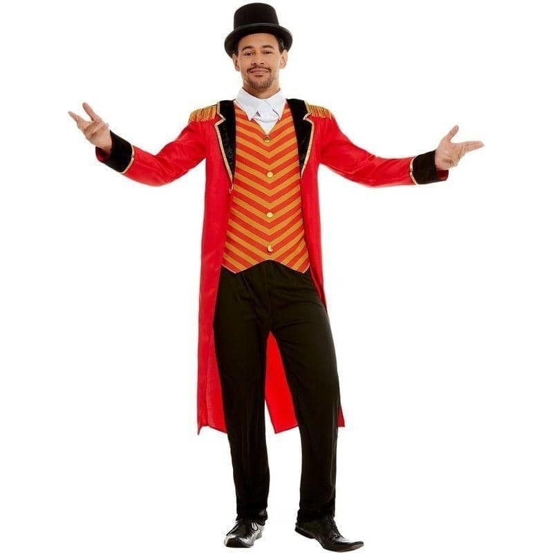 Deluxe Ringmaster Costume Adult Red_1