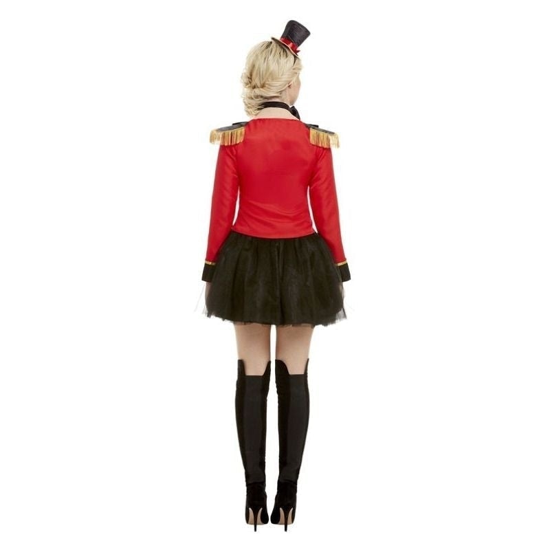 Deluxe Ringmaster Lady Costume Adult Red 2