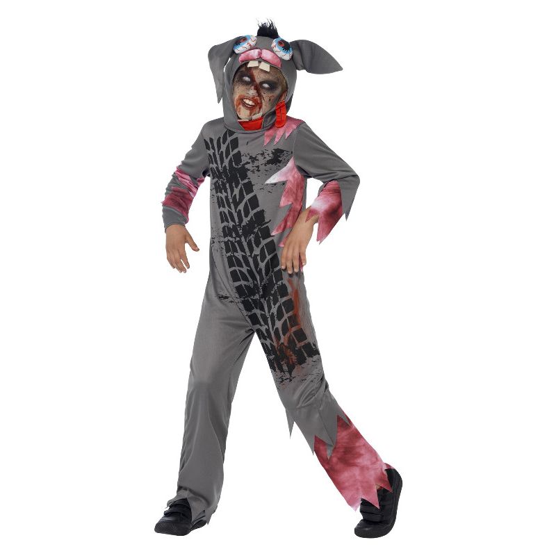 Deluxe Roadkill Pet Costume Grey Child_1
