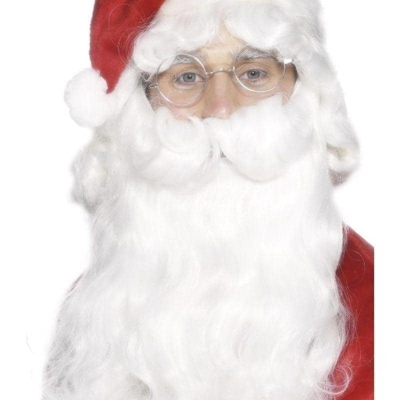 Deluxe Santa Beard Adult White 1