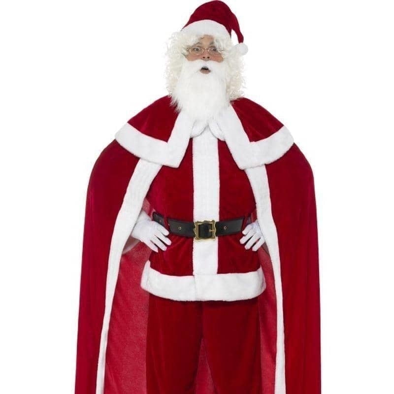 Deluxe Santa Claus Costume With Trousers Adult Red_1
