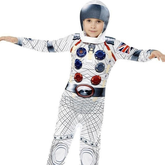 Deluxe Spaceman Costume Kids White 1