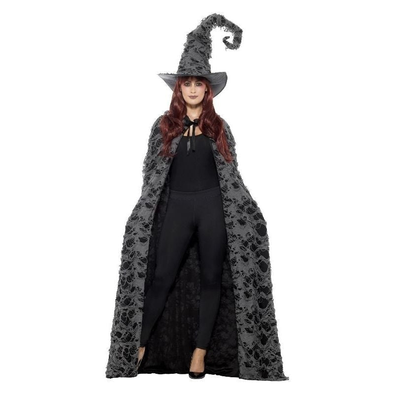 Deluxe Spellcaster Cape Adult Grey 2