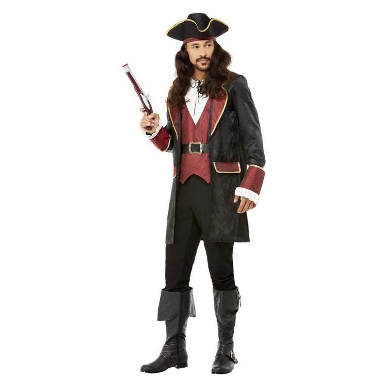 Deluxe Swashbuckler Pirate Costume Black_1