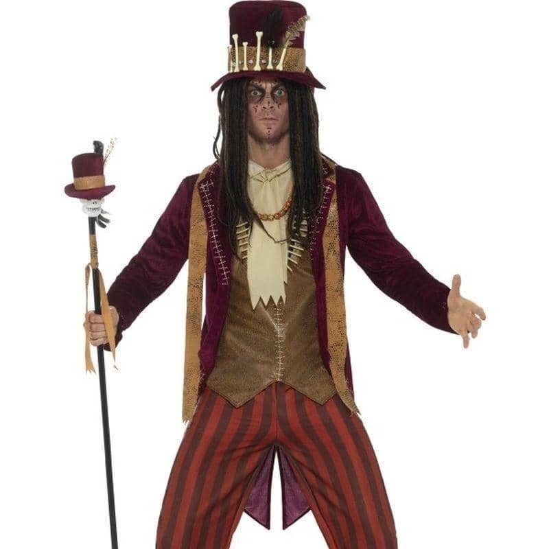 Deluxe Voodoo Witch Doctor Costume Adult Red_1