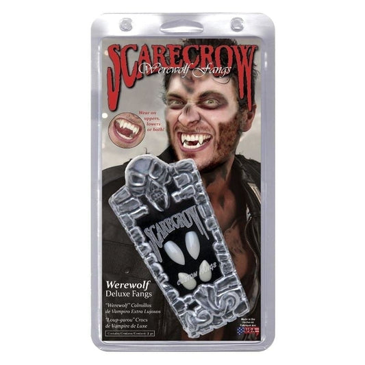 Deluxe Werewolf Fangs Adult White 2