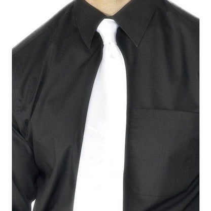 Deluxe White Gangster Tie Adult Dress UP Accessory 2