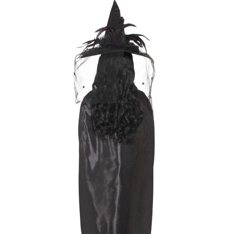 Black Deluxe Adult Witch Cape Costume Accessory 2