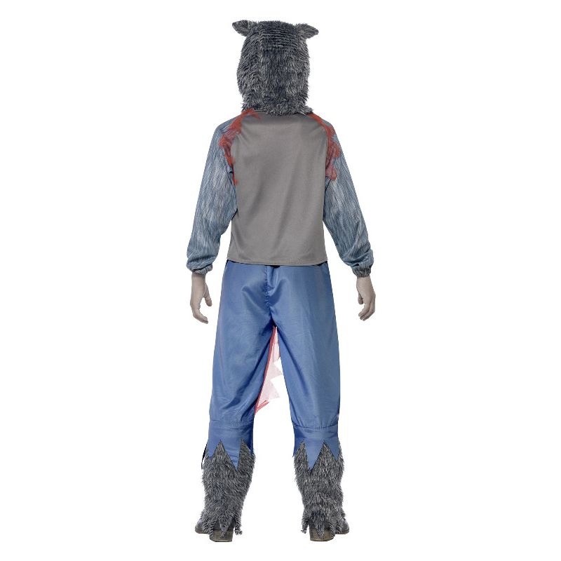 Deluxe Wolf Warrior Costume Grey Child 2