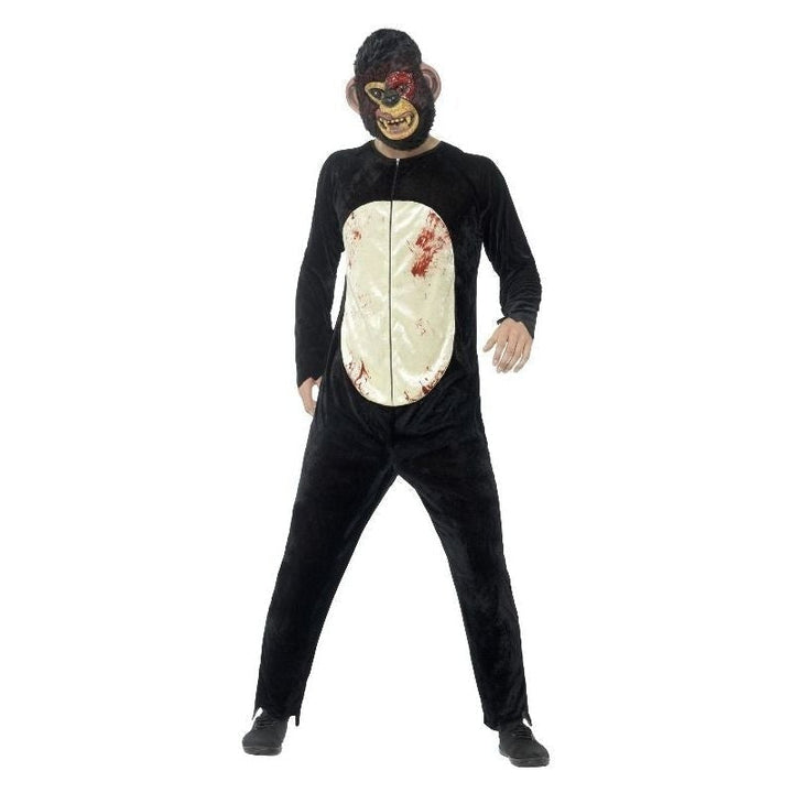 Deluxe Zombie Chimp Costume Adult Black_2 sm-45270m