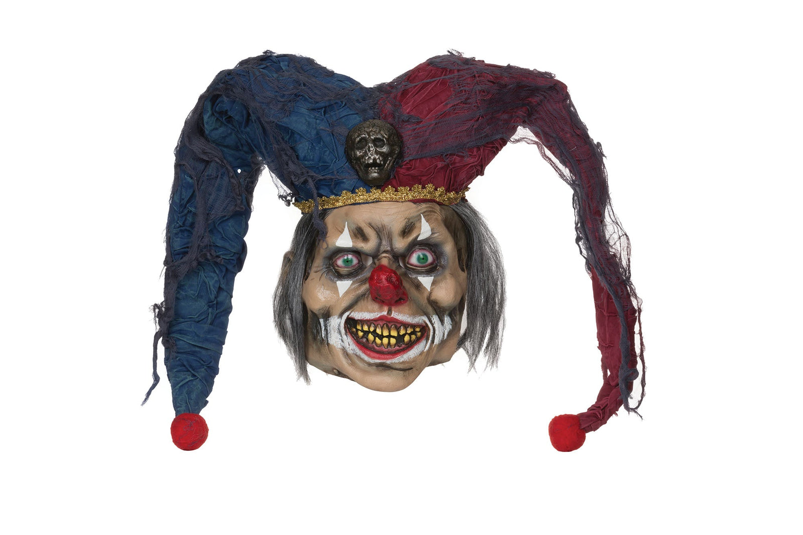 Deranged Jester Mask Rubber Masks Unisex 1