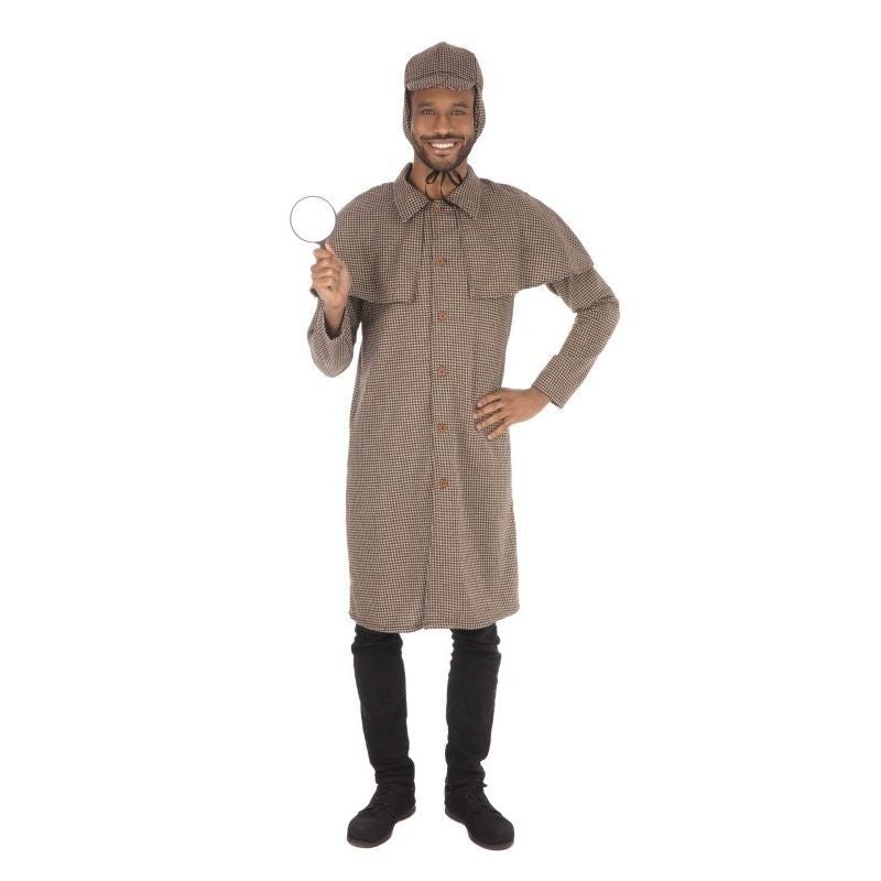 Detective Man Sherlock Holmes Costume 1