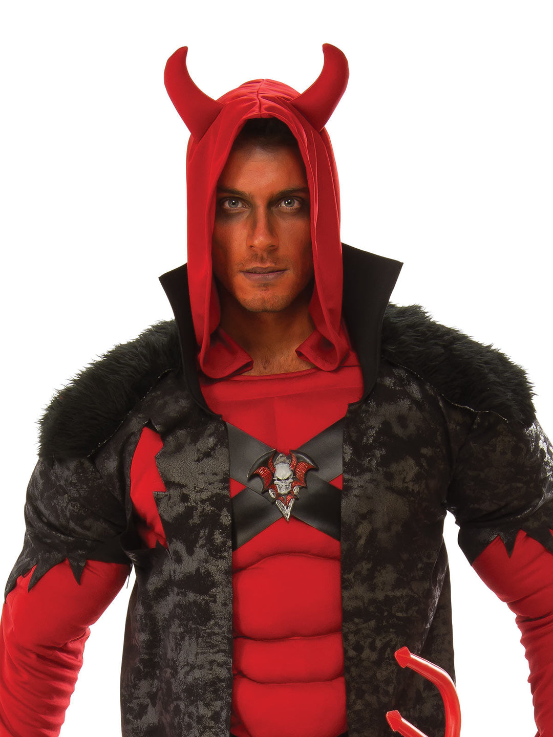 Devil Adult Costume Muscle Chest
