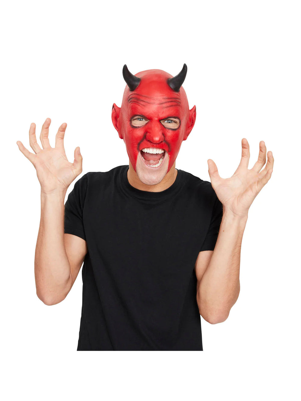 Devil Latex Mask Mouth Free_2