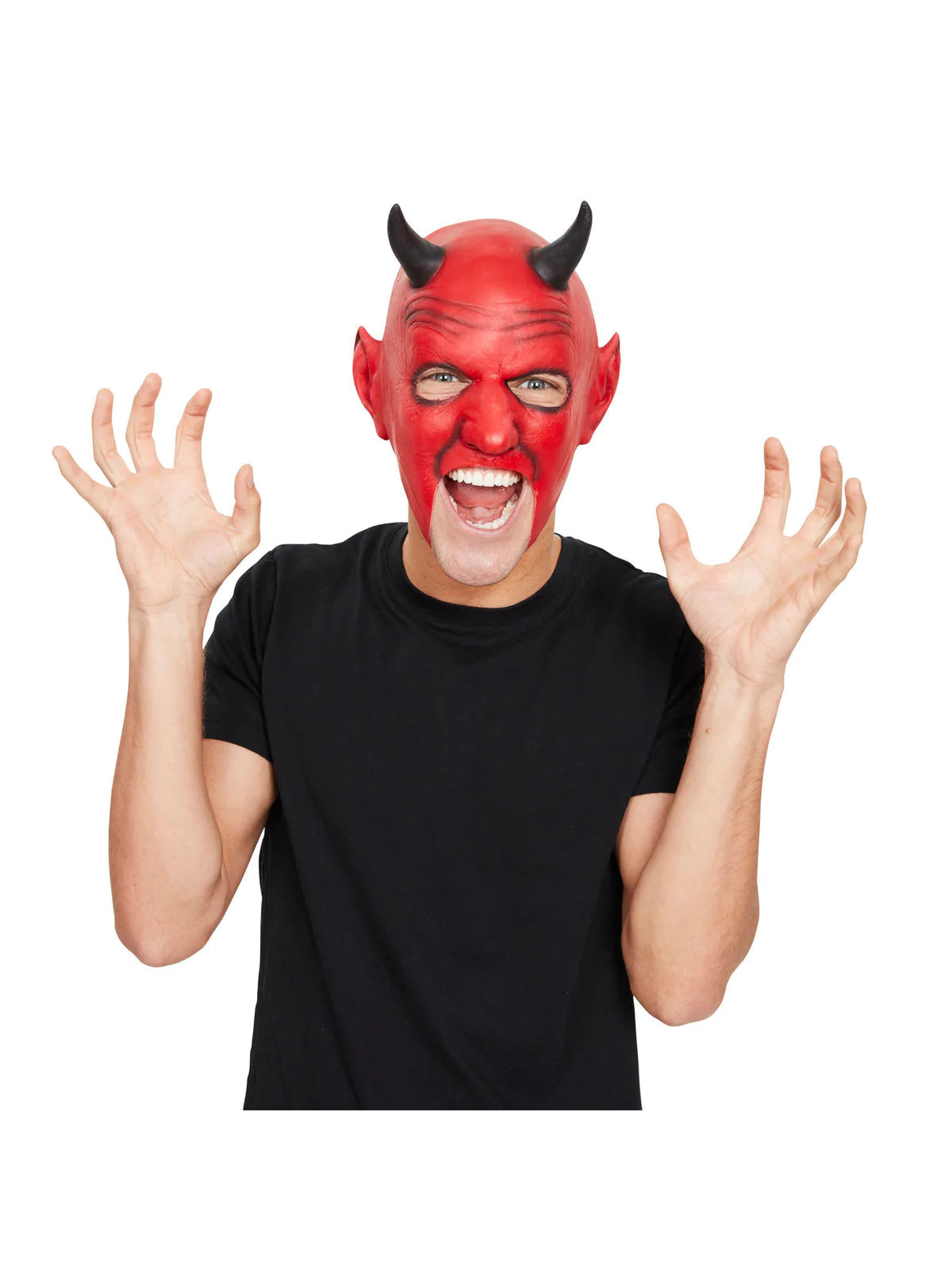 Devil Latex Mask Mouth Free 2