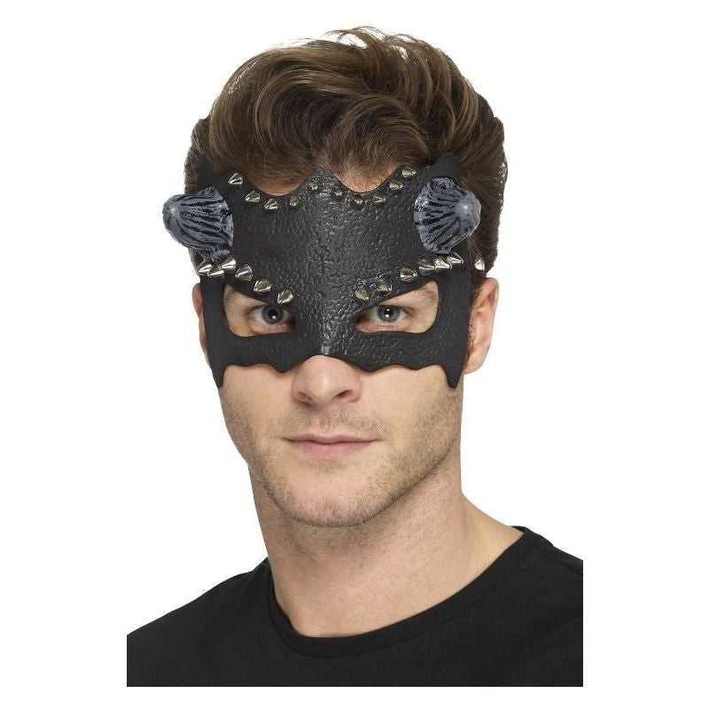 Devil Studded Eyemask Adult Black 2