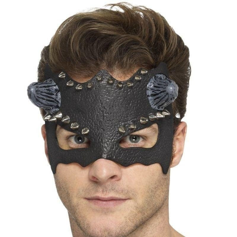 Devil Studded Eyemask Adult Black 1