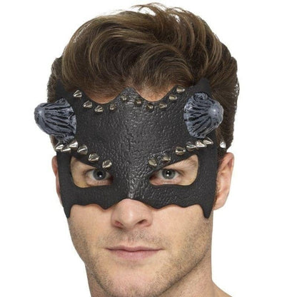 Devil Studded Eyemask Adult Black 1