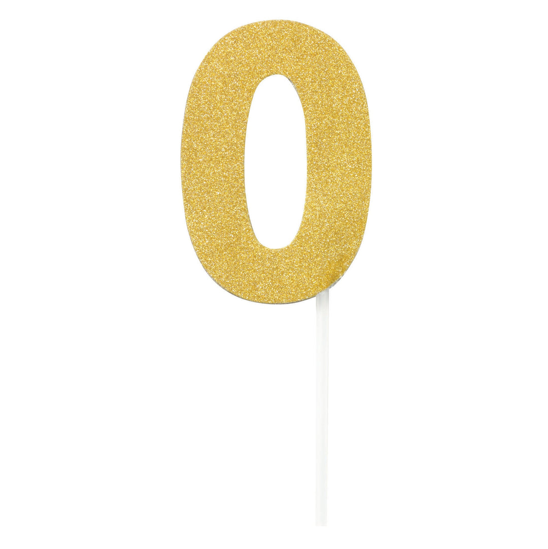 Diamond Cake Toppers Gold No. 0_1 SK99023