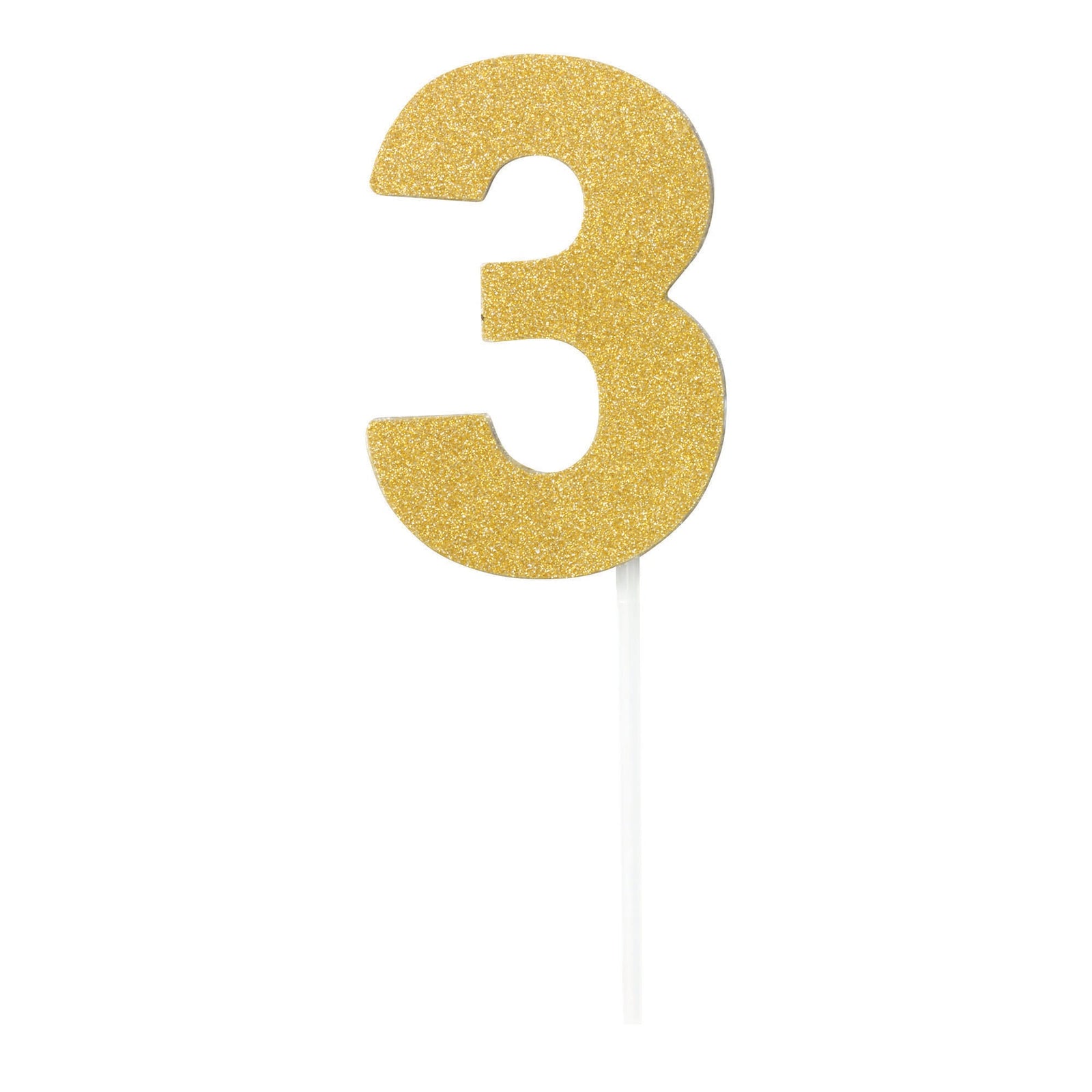 Diamond Cake Toppers Gold No. 3 1