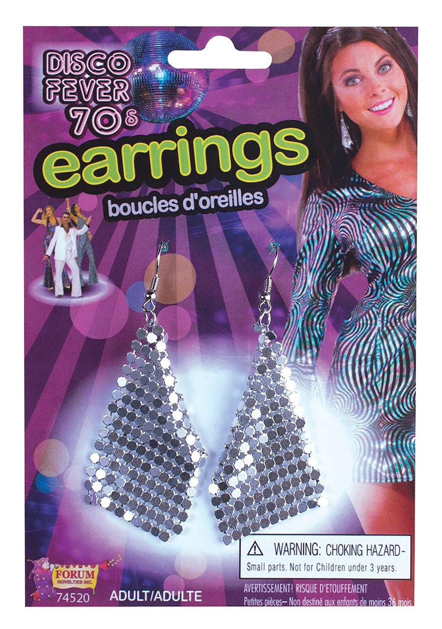 Diamond Earrings Silver Costume Accessories Female_1