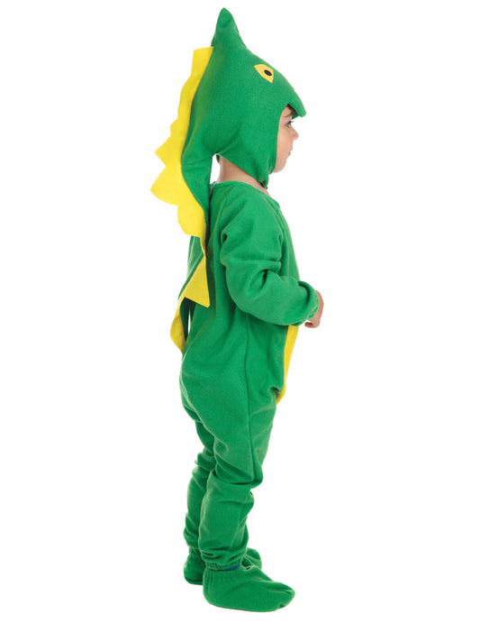 Dinosaur Toddler Costume Green Jumpsuit 2