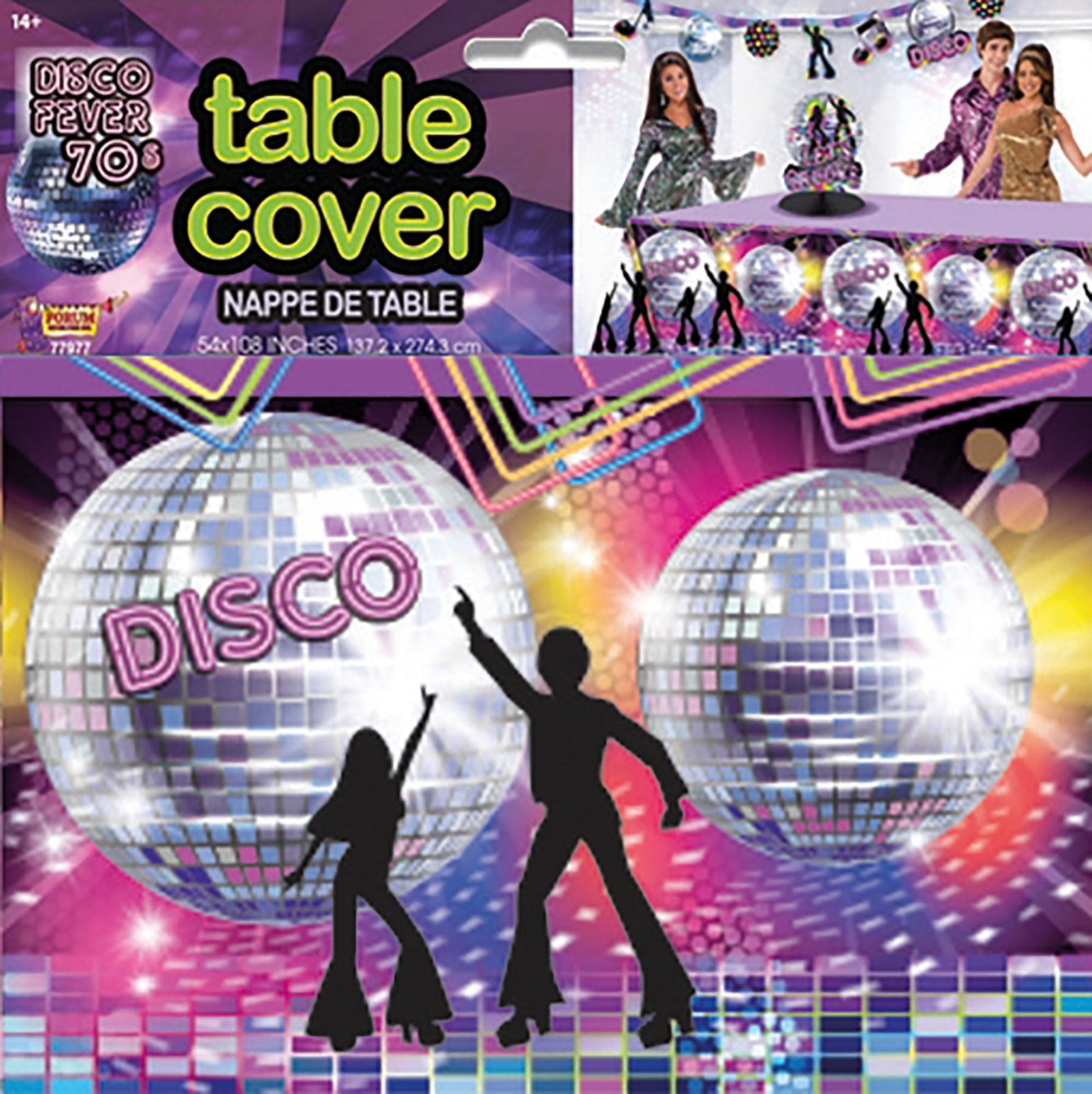 Disco Party Table Cover Goods 1