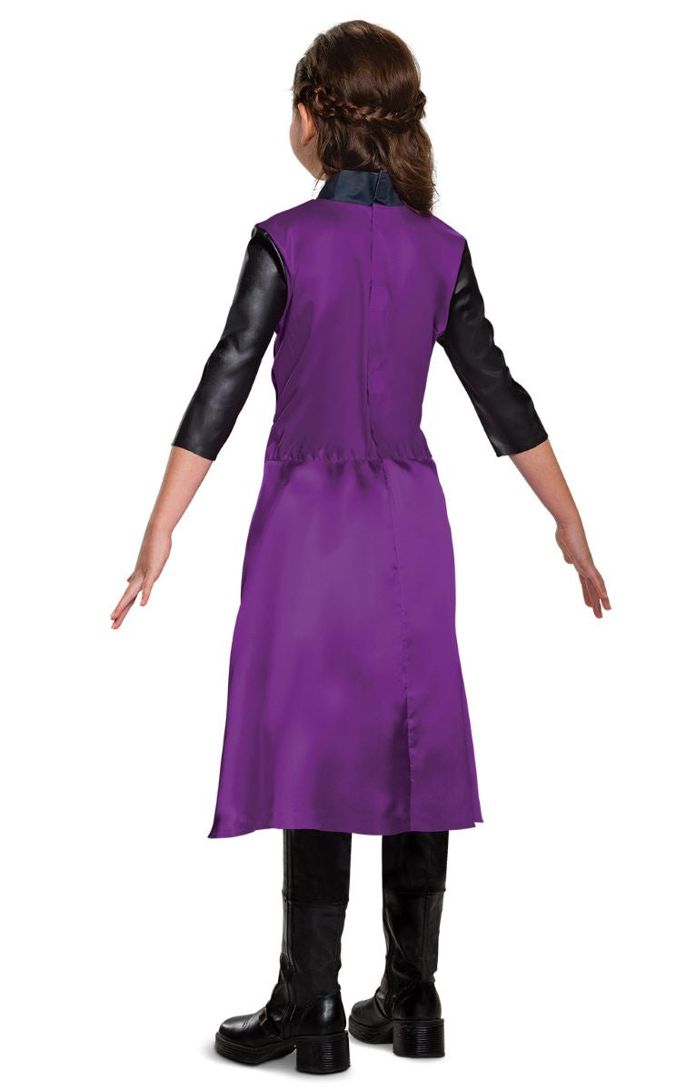 Disney Anna Frozen Travelling Costume Child Purple and Black Dress 2