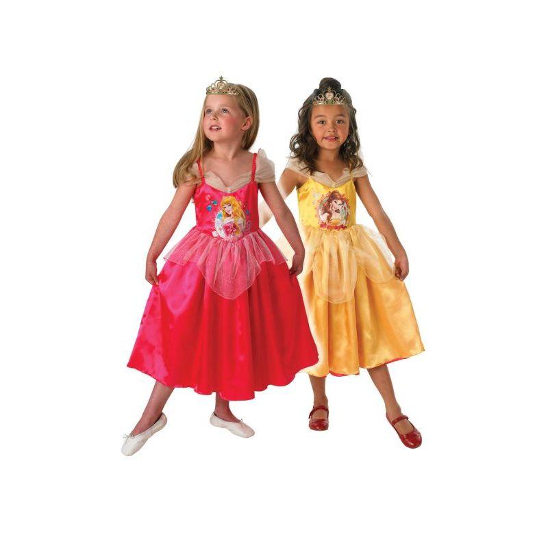 Disney Aurora To Belle Reversible Kids Costume_1