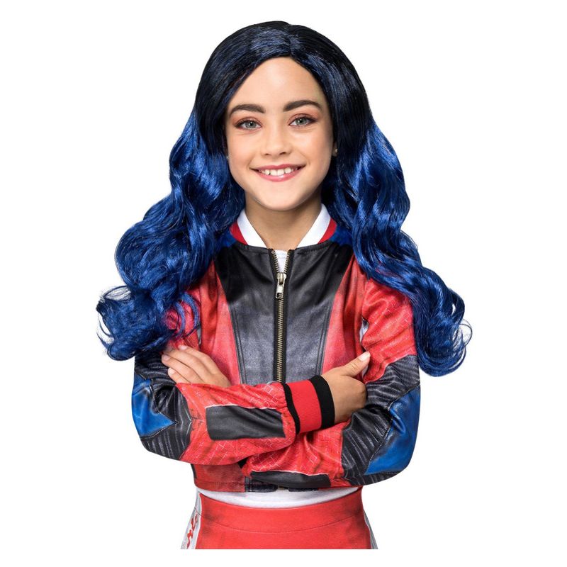 Disney Descendants Evie Wig Child Blue Black 1