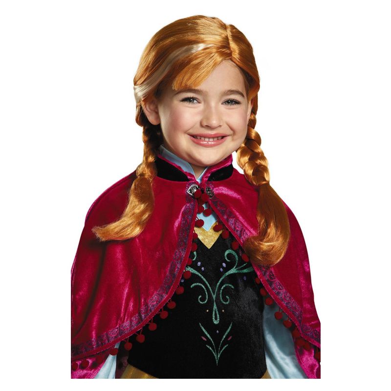 Disney Frozen Anna Wig Child Costume Accessory 1