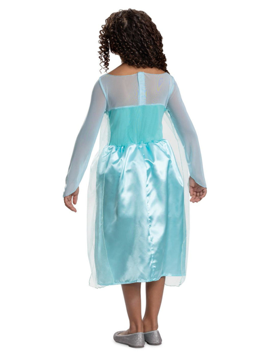 Disney Frozen Elsa Classic Costume Child Blue Dress with Clear Cape 2