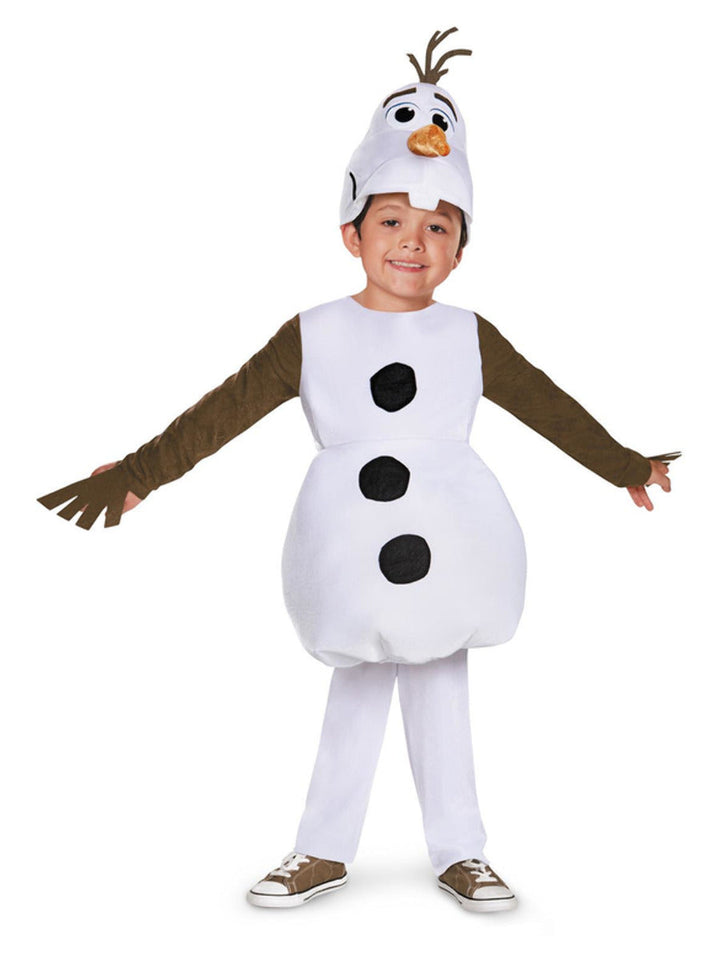 Disney Frozen Olaf Deluxe Costume Child Snowman Jumpsuit_1