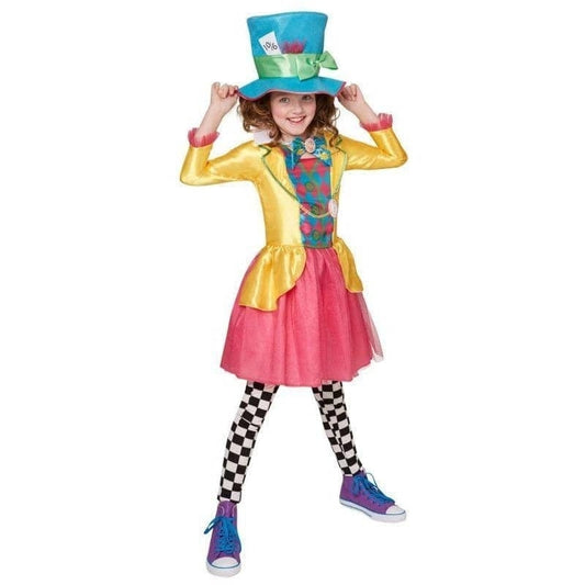 Disney Mad Hatter Girls Costume 1