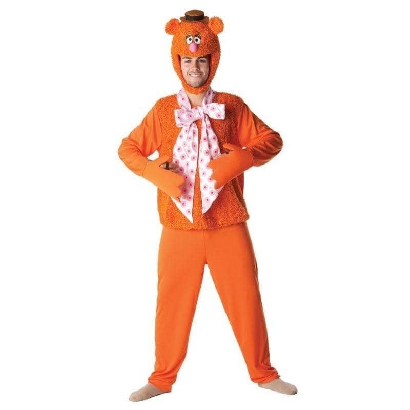 Disney Mens Fozzy Bear From The Muppets Costume 1