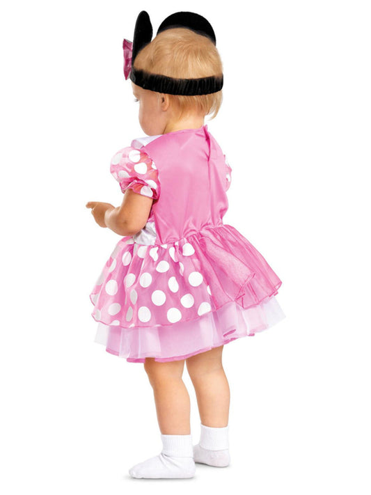 Disney Minnie Mouse Classic Costume Child Pink Dress and Headband 2