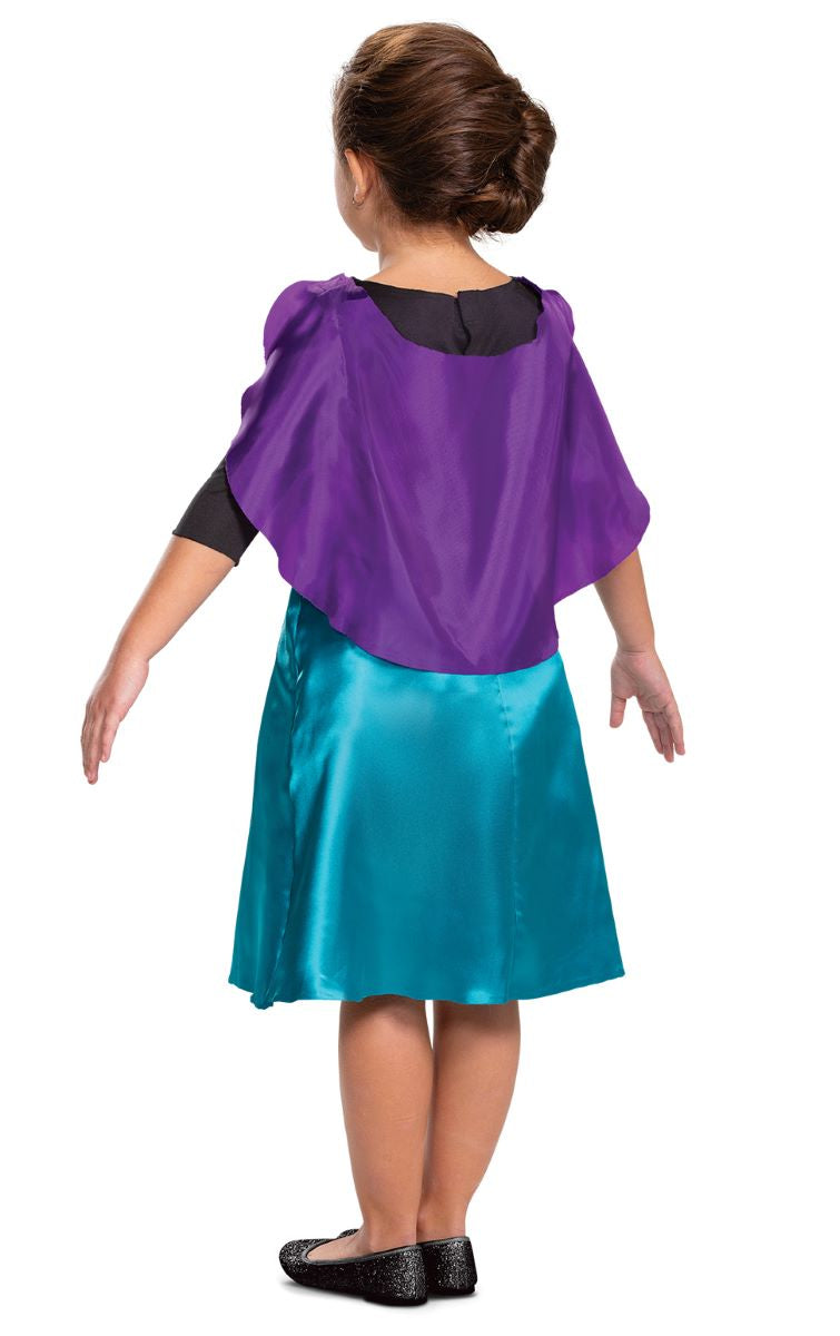 Disney Queen Frozen Anna Costume Child Dress and Cape 2