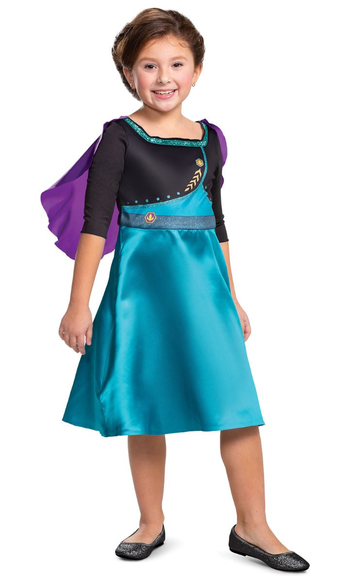 Disney Queen Frozen Anna Costume Child Dress and Cape 1