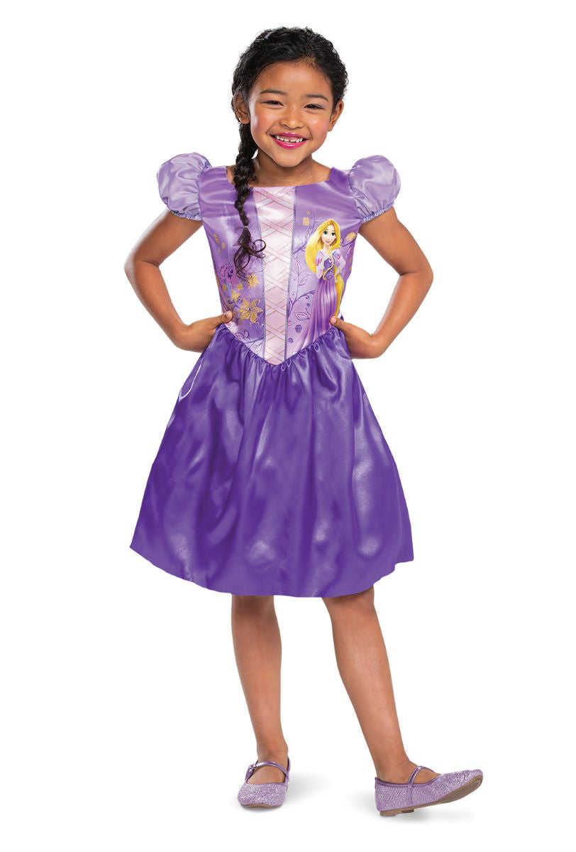 Disney Tangled Rapunzel Costume Child Purple Dress_1