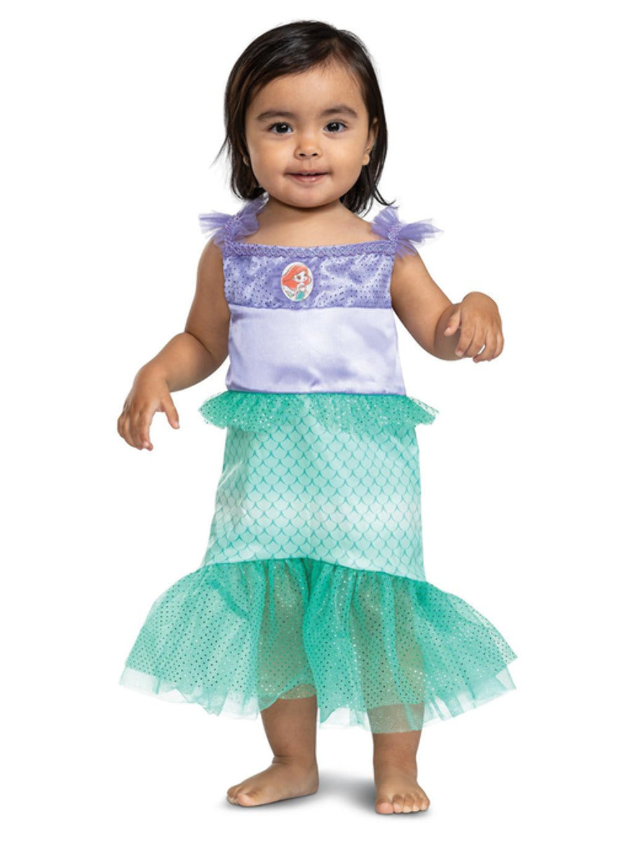 Disney The Little Mermaid Ariel Classic Costume Baby Dress with Cameo 1