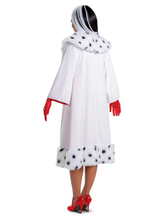 Disney Villains Cruella Classic Costume Adult Coat Gloves 2