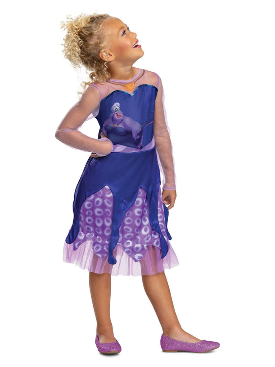 Disney Villains Ursula Classic Costume Child Purple and Blue Dress 1