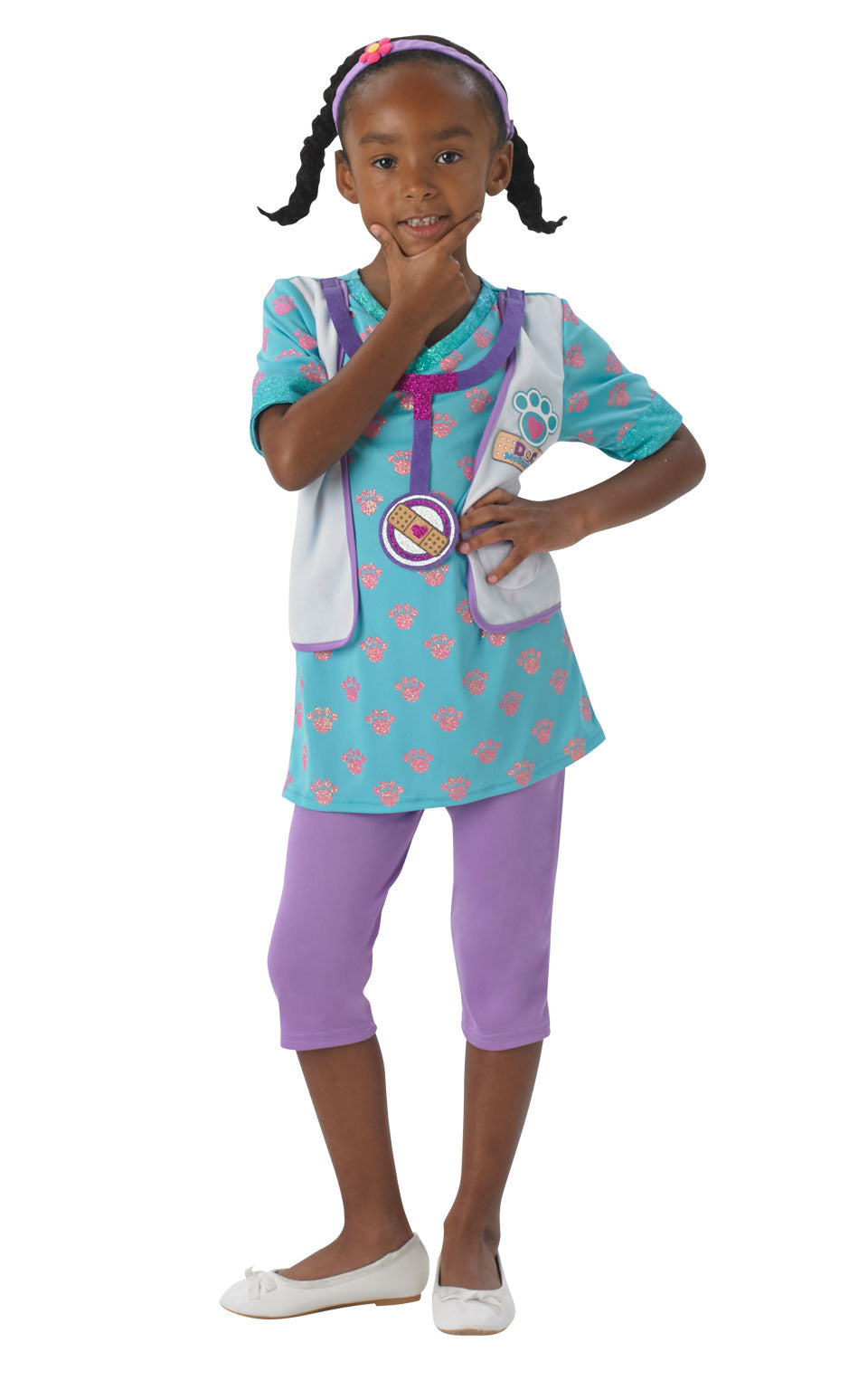 Doc Mcstuffins Pet Vet Childrens Blue Mcstuffin Costume 1