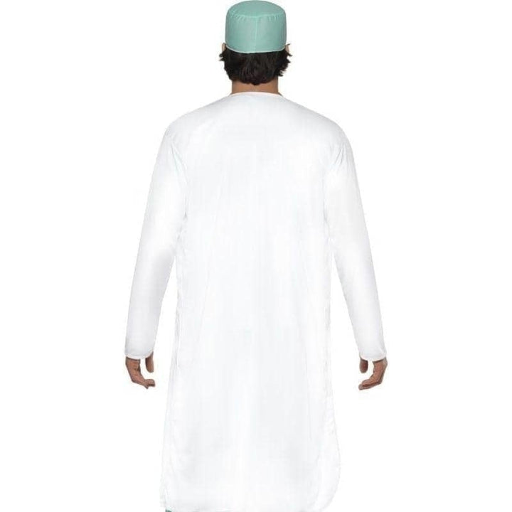 Doctor Costume Adult White Blue_2 sm-39482M