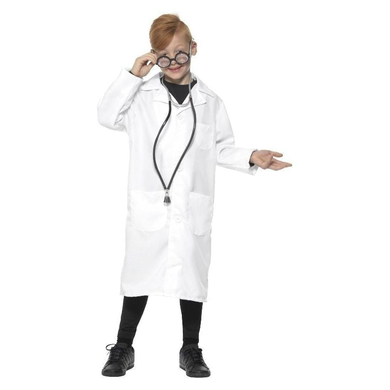 Doctor Scientist Costume Unisex Kids White_2
