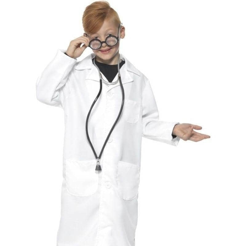 Doctor Scientist Costume Unisex Kids White_1