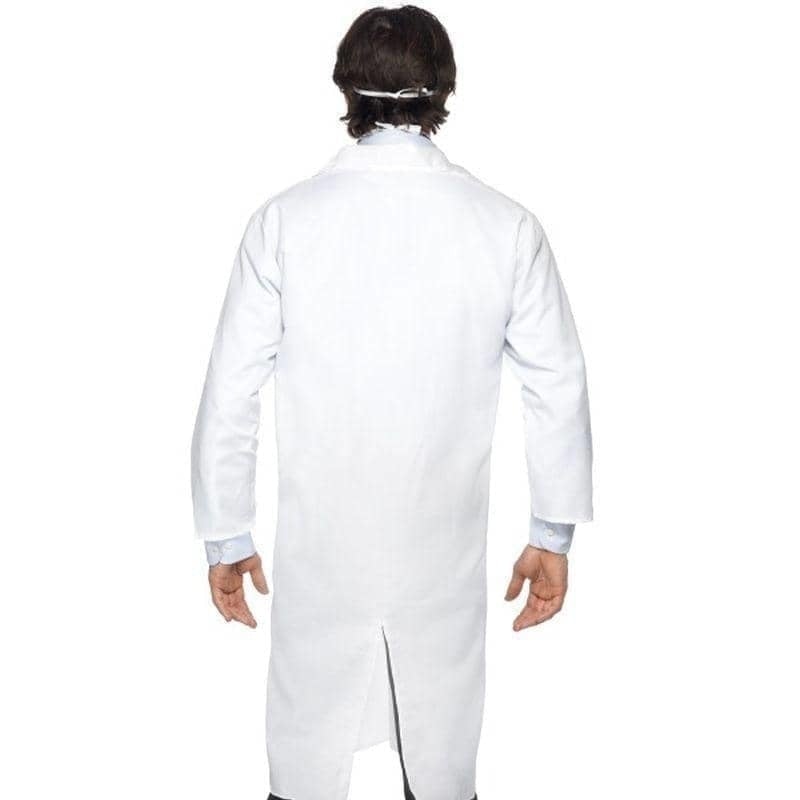 Doctors Costume Adult White Coat Mask 2