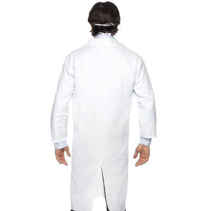 Doctors Costume Adult White Coat Mask 2