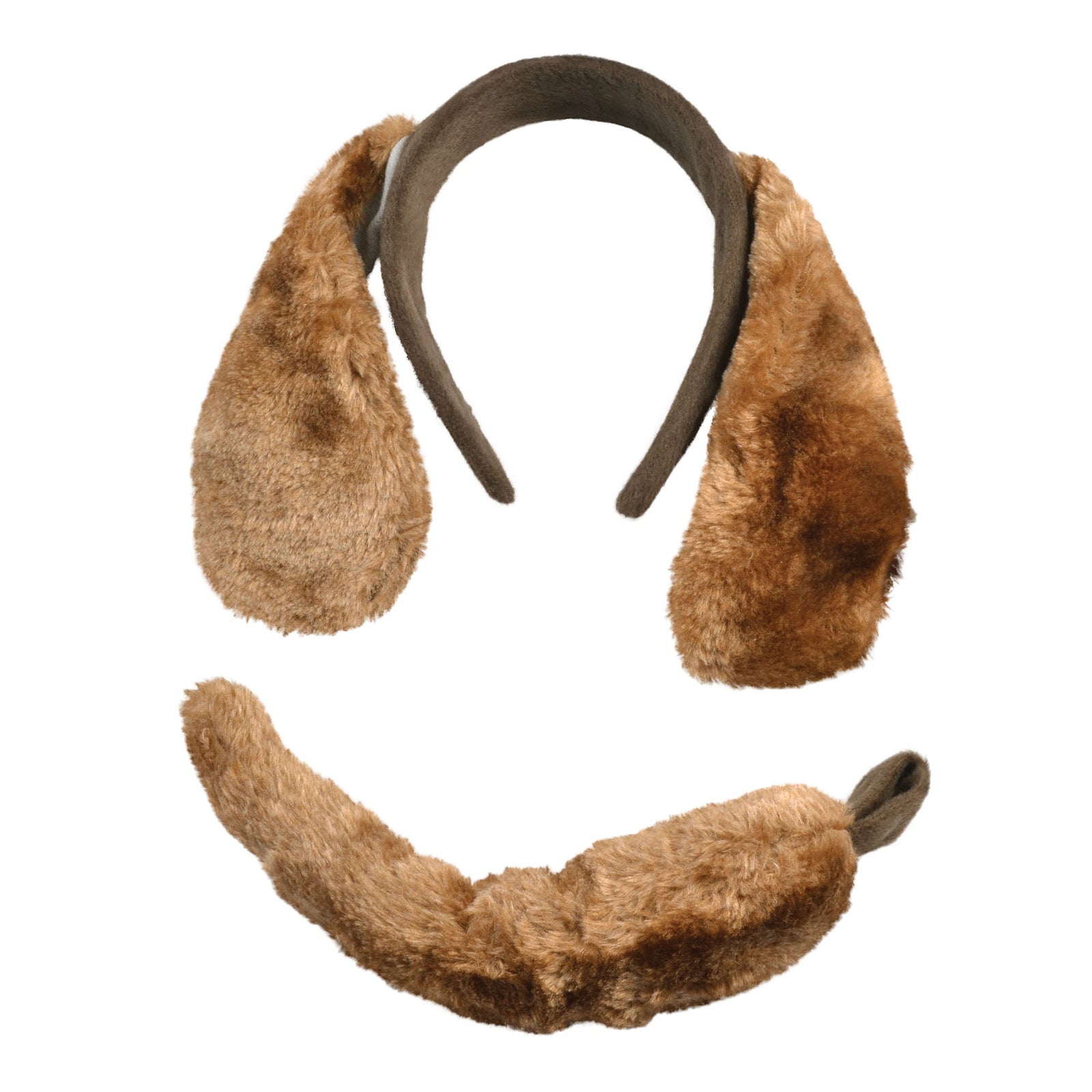 Dog Set Ears with Tail Kids Costume Kit Instant Animal Disguise 1